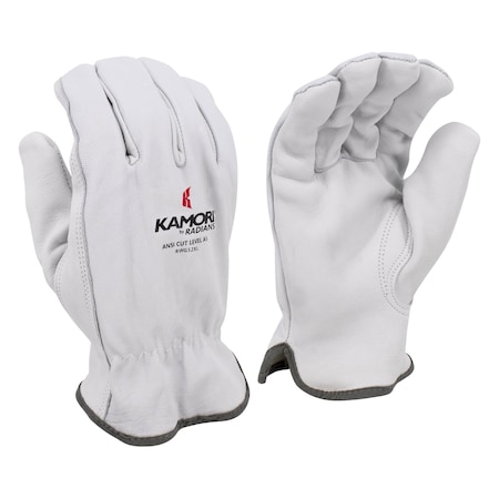 Cut Resistant Gloves, A4 Cut Level, Uncoated, L, 1 PR
